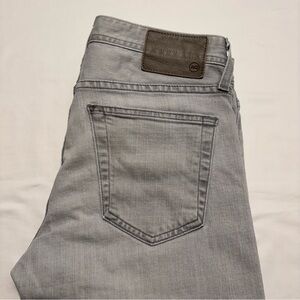 Ag Adriano Goldschmied Men's Light Gray Slim Jeans